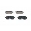Jeu de 4 plaquettes de frein avant BOSCH 0 986 494 277 - Visuel 3