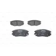 Jeu de 4 plaquettes de frein avant BOSCH 0 986 494 279 - Visuel 1