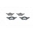 Jeu de 4 plaquettes de frein avant BOSCH 0 986 494 284 - Visuel 1
