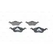 Jeu de 4 plaquettes de frein avant BOSCH 0 986 494 284 - Visuel 3
