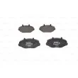 Jeu de 4 plaquettes de frein avant BOSCH 0 986 494 287 - Visuel 1