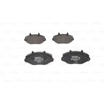 Jeu de 4 plaquettes de frein avant BOSCH 0 986 494 287