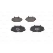 Jeu de 4 plaquettes de frein avant BOSCH 0 986 494 287 - Visuel 3