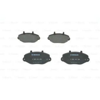 Jeu de 4 plaquettes de frein avant BOSCH 0 986 494 289