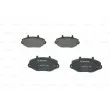 Jeu de 4 plaquettes de frein avant BOSCH 0 986 494 289 - Visuel 3