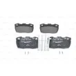 Jeu de 4 plaquettes de frein avant BOSCH 0 986 494 291 - Visuel 1