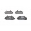 Jeu de 4 plaquettes de frein avant BOSCH 0 986 494 292 - Visuel 3