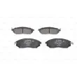 Jeu de 4 plaquettes de frein avant BOSCH 0 986 494 295 - Visuel 1