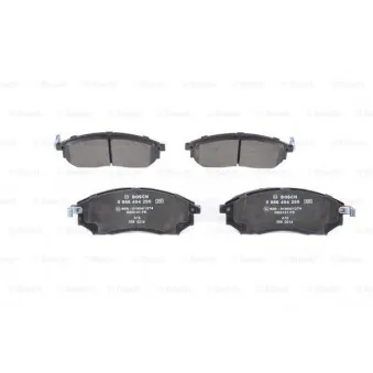 Jeu de 4 plaquettes de frein avant BOSCH 0 986 494 295