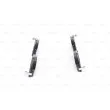 Jeu de 4 plaquettes de frein avant BOSCH 0 986 494 295 - Visuel 2