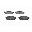 Jeu de 4 plaquettes de frein avant BOSCH 0 986 494 295 - Visuel 3