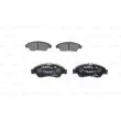 Jeu de 4 plaquettes de frein avant BOSCH 0 986 494 299 - Visuel 3
