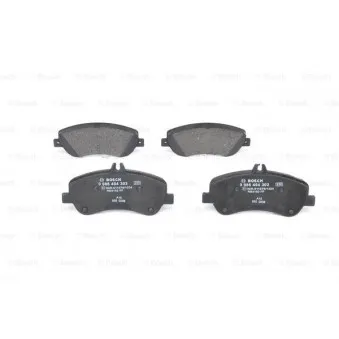 Jeu de 4 plaquettes de frein avant BOSCH 0 986 494 302