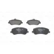 Jeu de 4 plaquettes de frein avant BOSCH 0 986 494 302 - Visuel 3