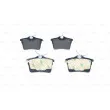 Jeu de 4 plaquettes de frein arrière BOSCH 0 986 494 304 - Visuel 3