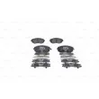 Jeu de 4 plaquettes de frein avant BOSCH 0 986 494 315 - Visuel 1