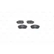 Jeu de 4 plaquettes de frein avant BOSCH 0 986 494 315 - Visuel 3