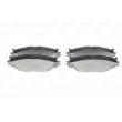 Jeu de 4 plaquettes de frein avant BOSCH 0 986 494 316 - Visuel 3