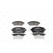 Jeu de 4 plaquettes de frein avant BOSCH 0 986 494 321 - Visuel 1