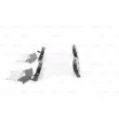 Jeu de 4 plaquettes de frein avant BOSCH 0 986 494 321 - Visuel 2