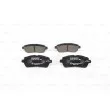 Jeu de 4 plaquettes de frein avant BOSCH 0 986 494 321 - Visuel 3