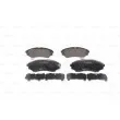 Jeu de 4 plaquettes de frein avant BOSCH 0 986 494 323 - Visuel 1