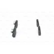 Jeu de 4 plaquettes de frein avant BOSCH 0 986 494 324 - Visuel 2