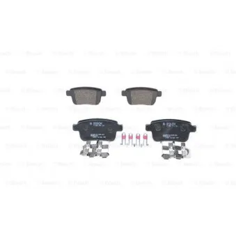 Jeu de 4 plaquettes de frein arrière BOSCH 0 986 494 331
