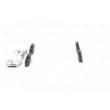 Jeu de 4 plaquettes de frein arrière BOSCH 0 986 494 331 - Visuel 2
