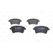 Jeu de 4 plaquettes de frein avant BOSCH 0 986 494 332 - Visuel 3