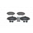 Jeu de 4 plaquettes de frein avant BOSCH 0 986 494 334 - Visuel 1