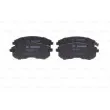 Jeu de 4 plaquettes de frein avant BOSCH 0 986 494 337 - Visuel 1