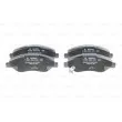 Jeu de 4 plaquettes de frein avant BOSCH 0 986 494 345 - Visuel 1