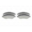 Jeu de 4 plaquettes de frein avant BOSCH 0 986 494 345 - Visuel 3