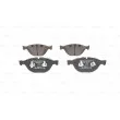 Jeu de 4 plaquettes de frein avant BOSCH 0 986 494 349 - Visuel 1