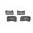 Jeu de 4 plaquettes de frein avant BOSCH 0 986 494 351 - Visuel 1
