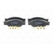 Jeu de 4 plaquettes de frein avant BOSCH 0 986 494 355 - Visuel 1