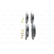 Jeu de 4 plaquettes de frein avant BOSCH 0 986 494 355 - Visuel 2