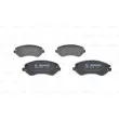 Jeu de 4 plaquettes de frein avant BOSCH 0 986 494 357 - Visuel 1