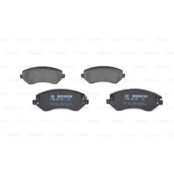 Jeu de 4 plaquettes de frein avant BOSCH 0 986 494 357