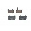 Jeu de 4 plaquettes de frein avant BOSCH 0 986 494 367 - Visuel 3