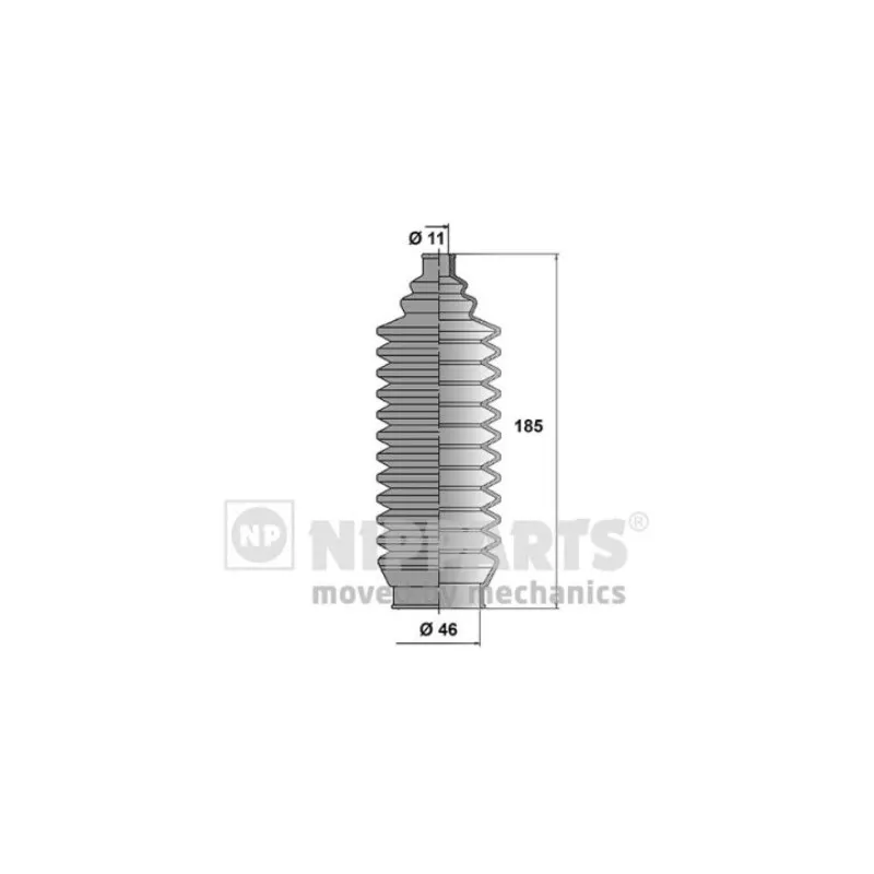 Joint-soufflet, direction NIPPARTS N2845004