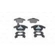 Jeu de 4 plaquettes de frein avant BOSCH 0 986 494 372 - Visuel 1