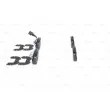Jeu de 4 plaquettes de frein avant BOSCH 0 986 494 372 - Visuel 2