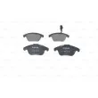 Jeu de 4 plaquettes de frein avant BOSCH 0 986 494 372 - Visuel 3