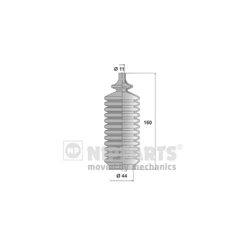 Joint-soufflet, direction NIPPARTS N2845008