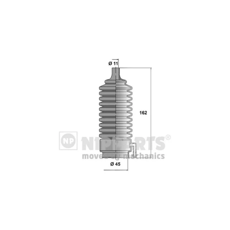 Joint-soufflet, direction NIPPARTS N2845009