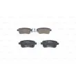 Jeu de 4 plaquettes de frein arrière BOSCH 0 986 494 384 - Visuel 3