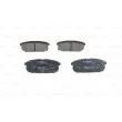 Jeu de 4 plaquettes de frein arrière BOSCH 0 986 494 388 - Visuel 3