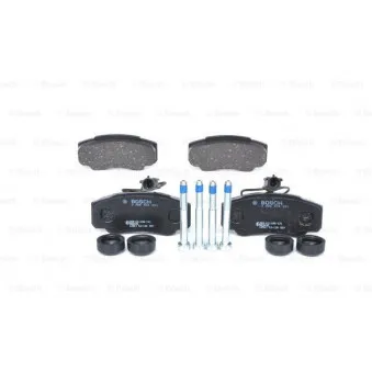 Jeu de 4 plaquettes de frein arrière BOSCH 0 986 494 391
